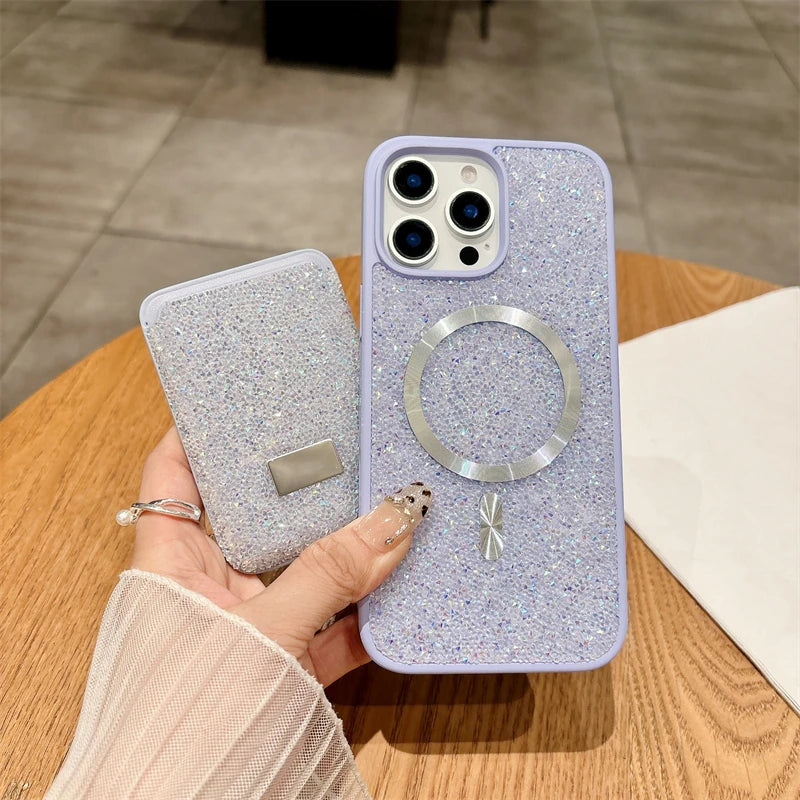 Diamond Magnetic Card Case