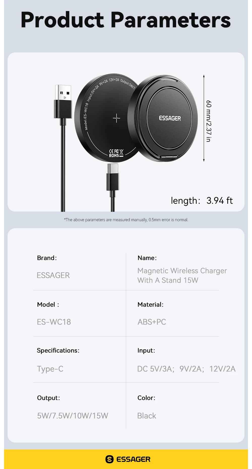 MagSafe 15W Wireless Charger with Stand