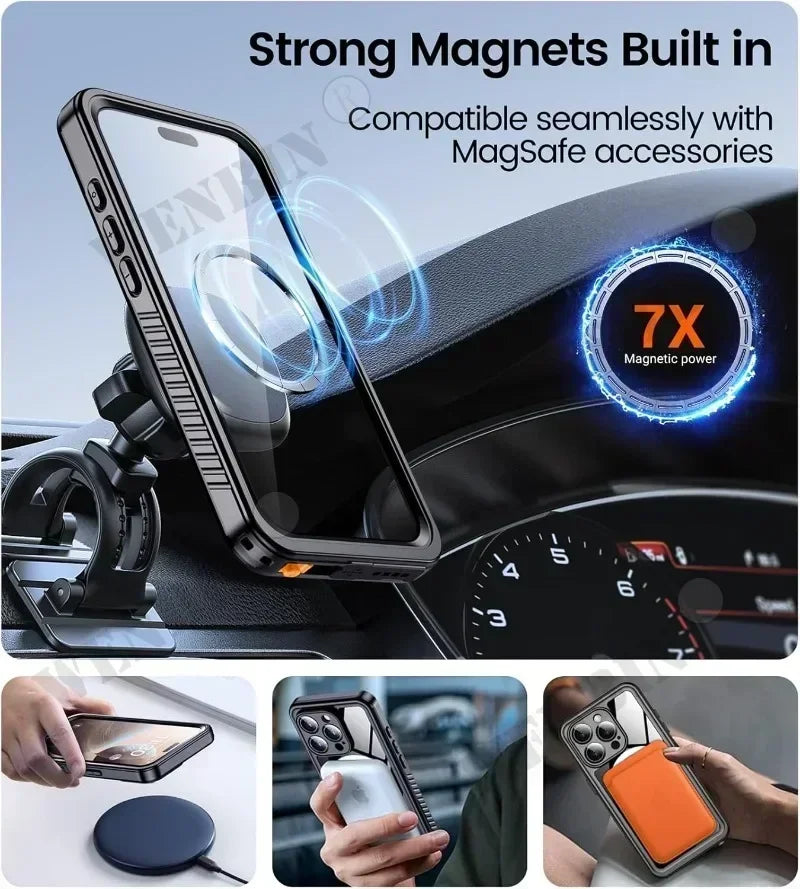 Waterproof Full Coverage Armor Case