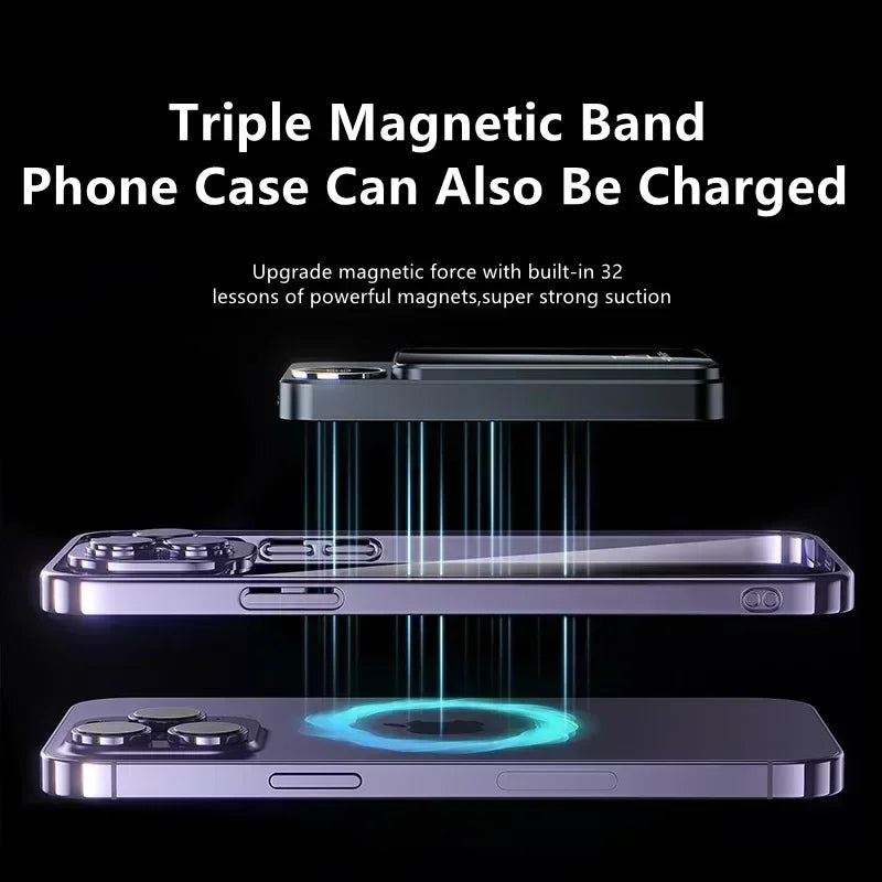 MagSafe Power Bank - 15W Magnetic Wireless Charger with PD Fast Charge