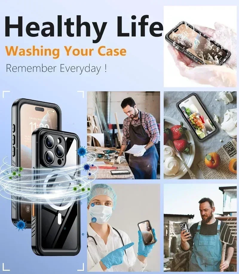 Waterproof Full Coverage Armor Case
