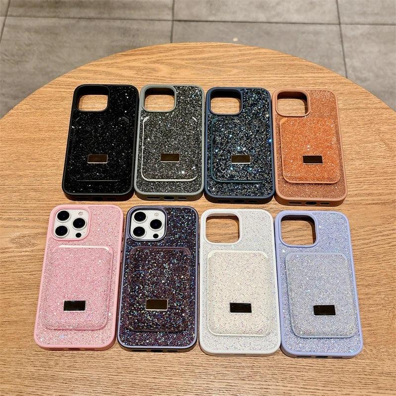 Diamond Magnetic Card Case